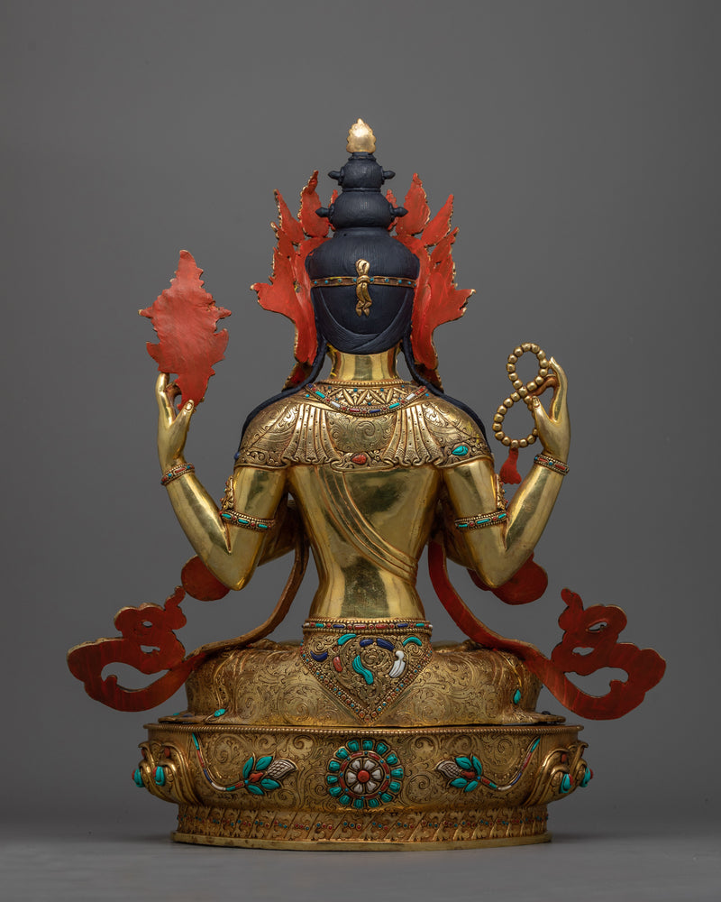 Serene Chenrezig Premium Statue | Exquisite Symbol of Divine Compassion