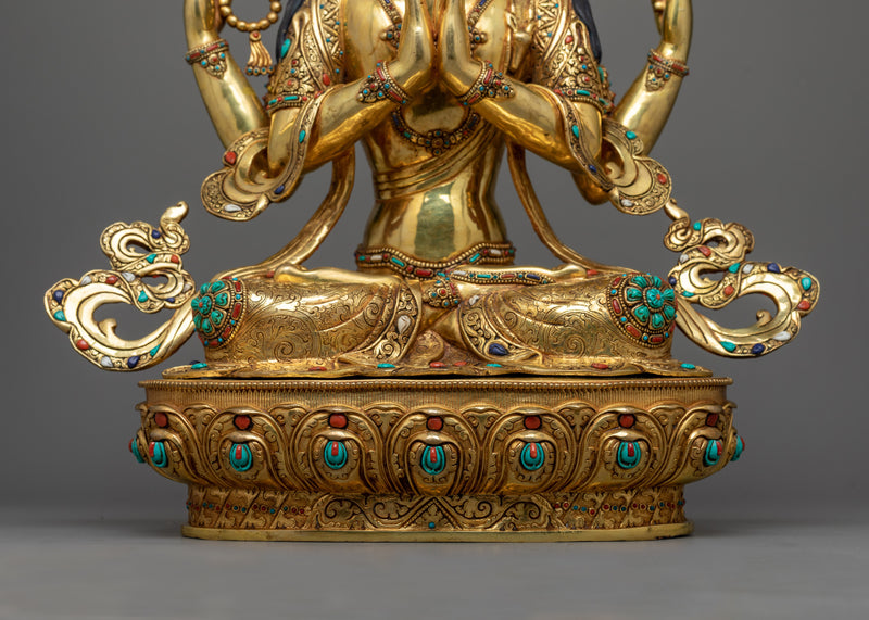 Serene Chenrezig Premium Statue | Exquisite Symbol of Divine Compassion