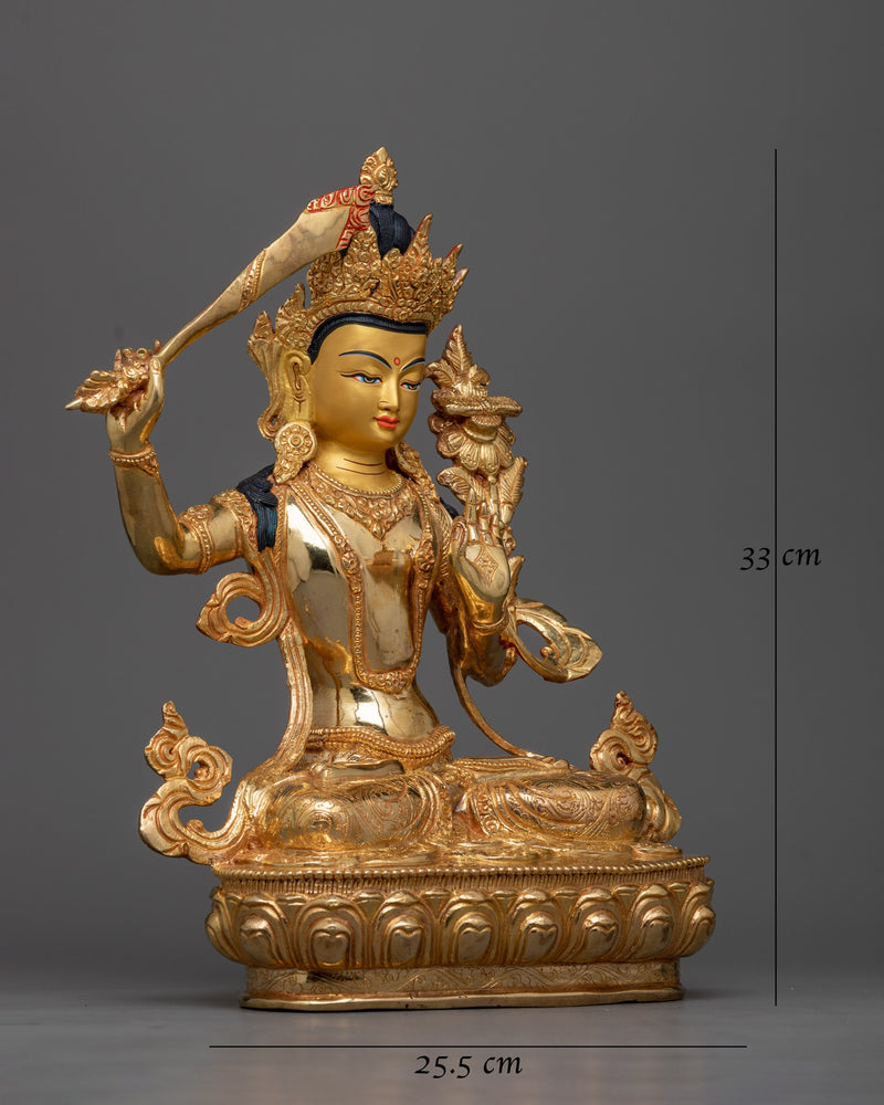 handmade-manjushri-statue