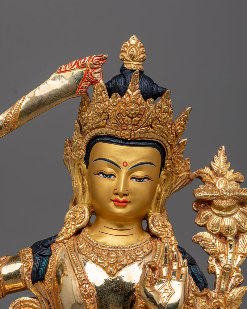 handmade-manjushri-statue