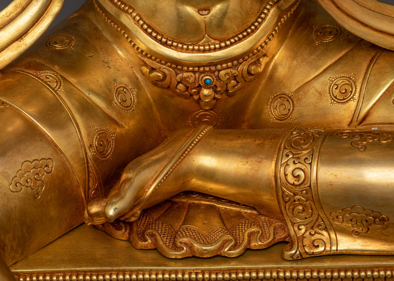 Manjushri: An Insight Wisdom Deity Statue | Sculptural Perfection