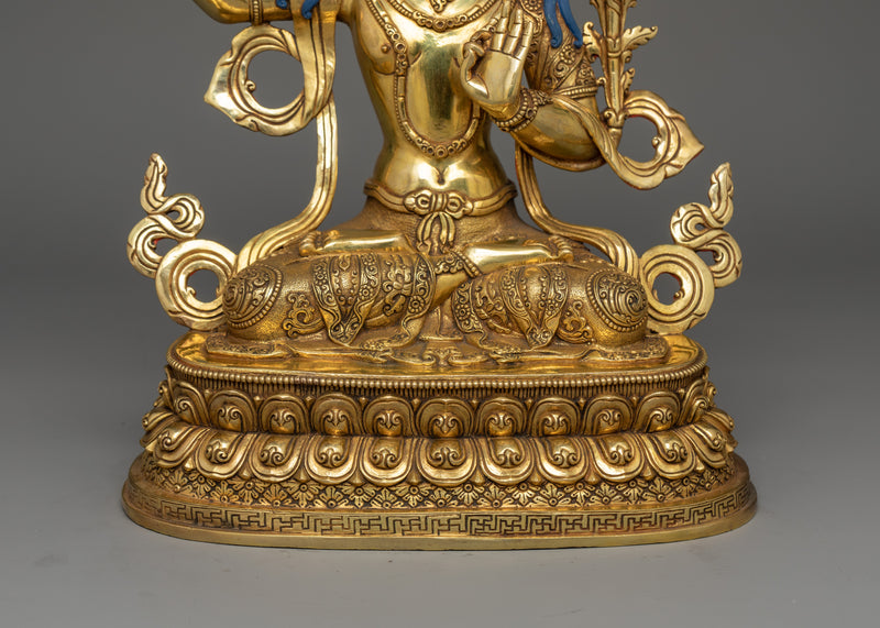 Insight Wisdom Manjushri Statue | Handcrafted Symbol of Knowledge