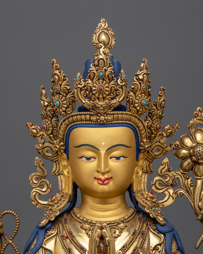 chenrezig-24k-gold-gilded-sculpture