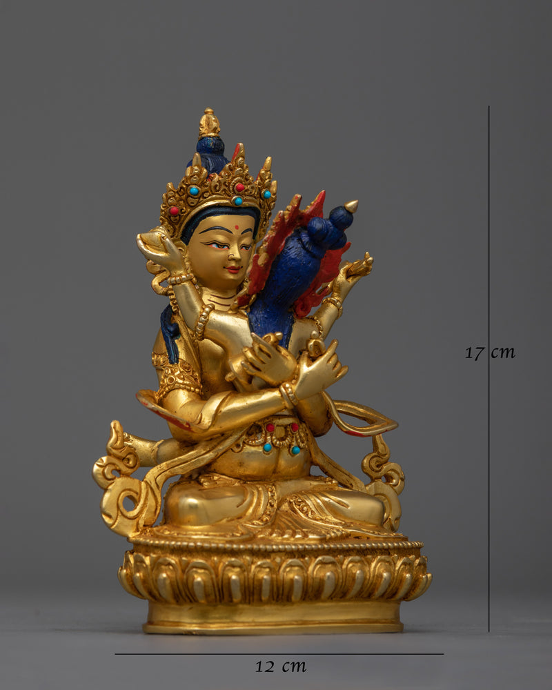 Vajradhara with His Consort Statue | A Symbol of Ultimate Unity and Enlightenment