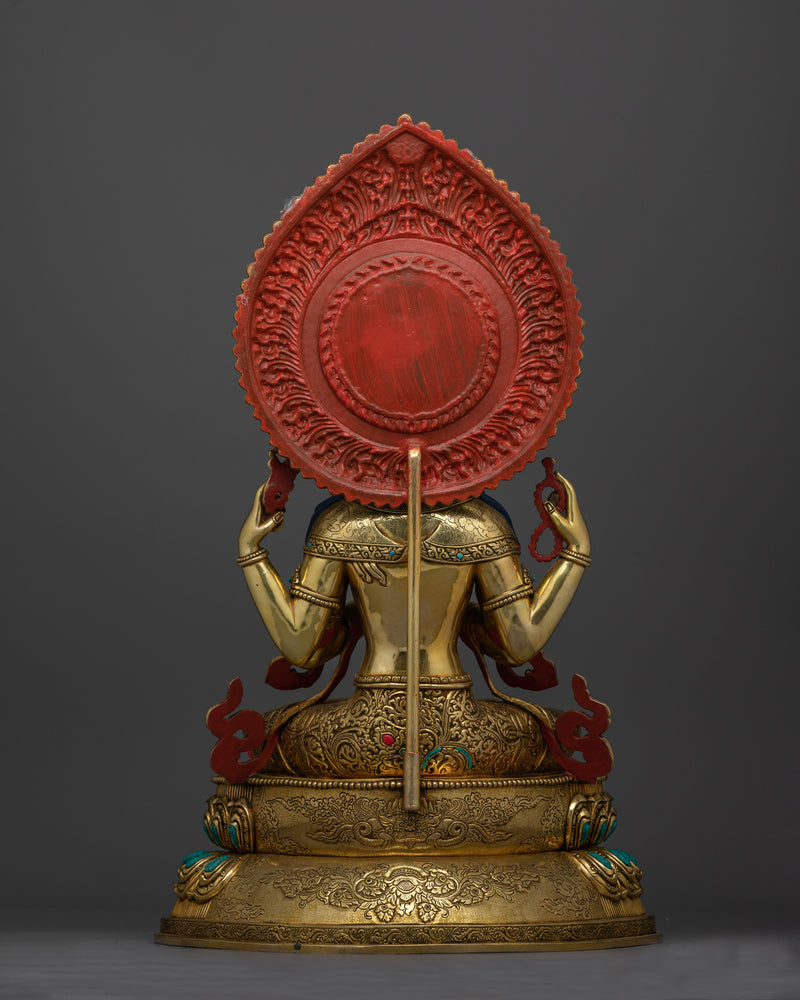 Chenrezig Handcrafted Graceful Statue | A Vision of Spiritual Elegance