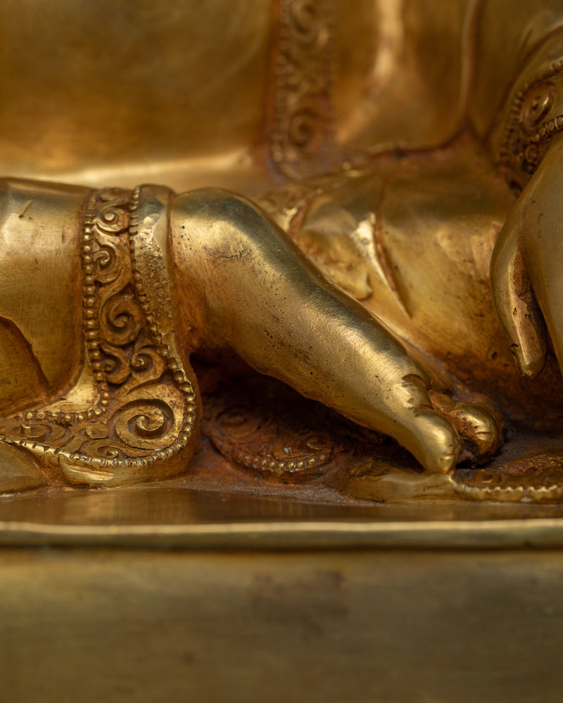 Marpa, a Kagyu Master | Handcrafted Gold Gilded Statue