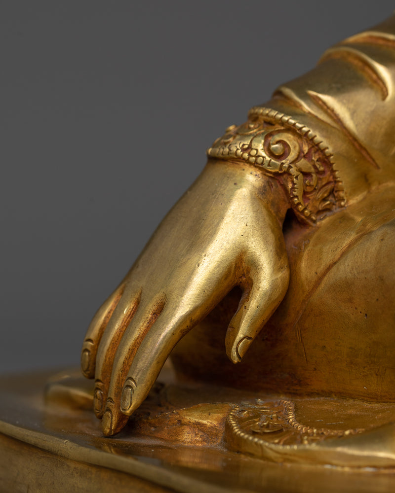 Marpa, a Kagyu Master | Handcrafted Gold Gilded Statue