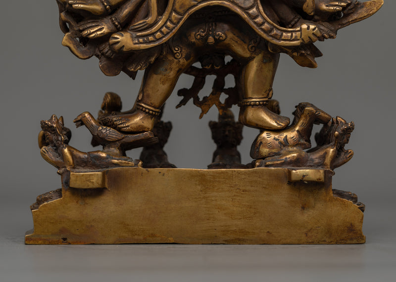 Yamantaka Antique Touch Statue | Conqueror of Death