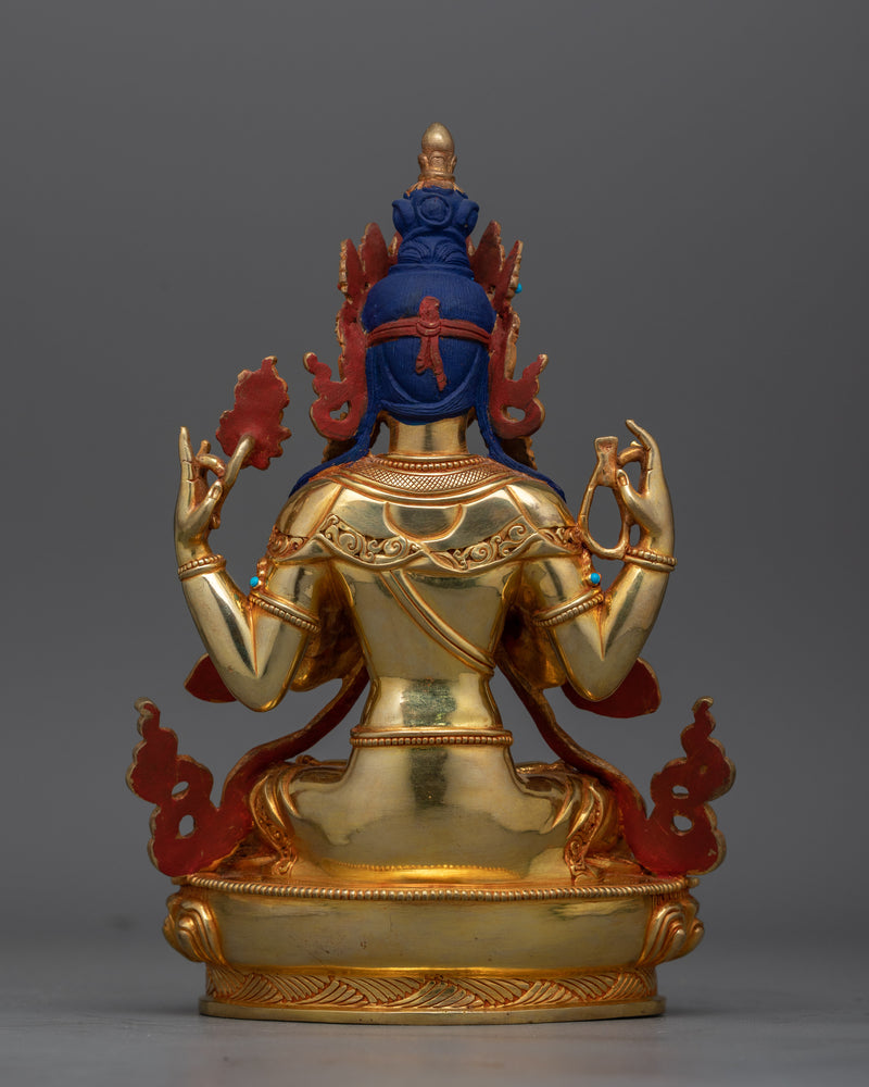 Chenrezig 23cm Small Statue | Embodiment of Compassionate Presence