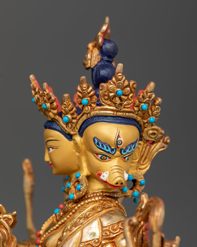 Marichi Handmade Gold Gilded Statue | Radiance of the Dawn