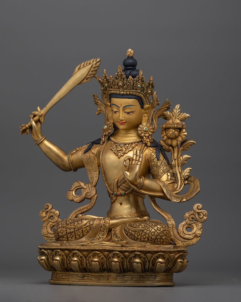 handcrafted-buddhist-deity-manjushri