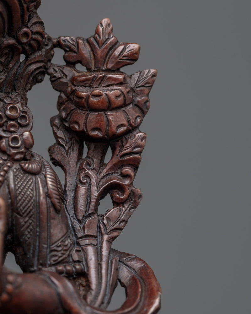 Manjushri Small Handmade Statue | Embodiment of Wisdom and Enlightenment