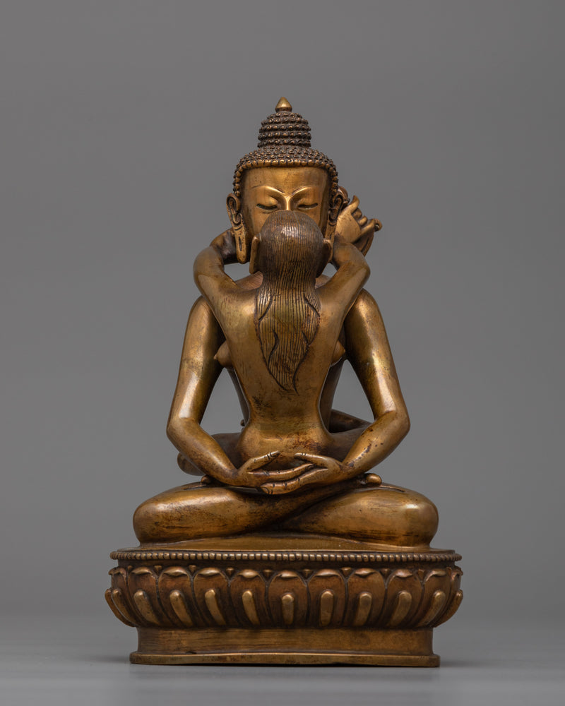 samantabhadra-and-consort-together statue