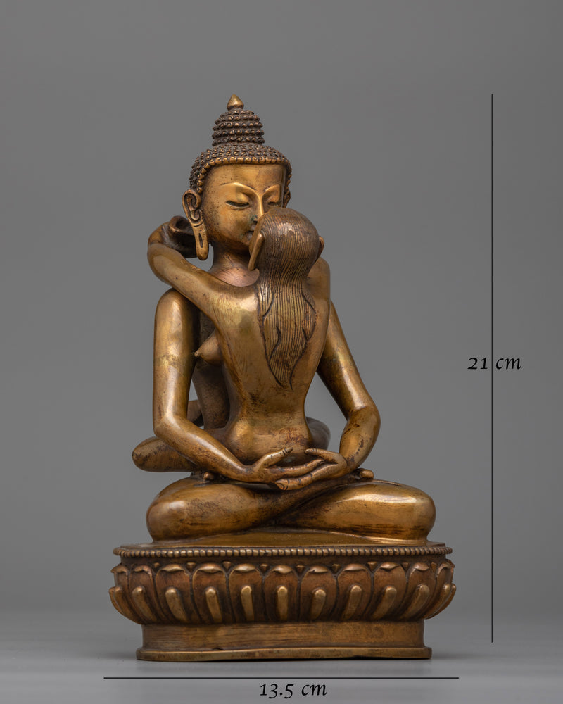 samantabhadra-and-consort-together statue