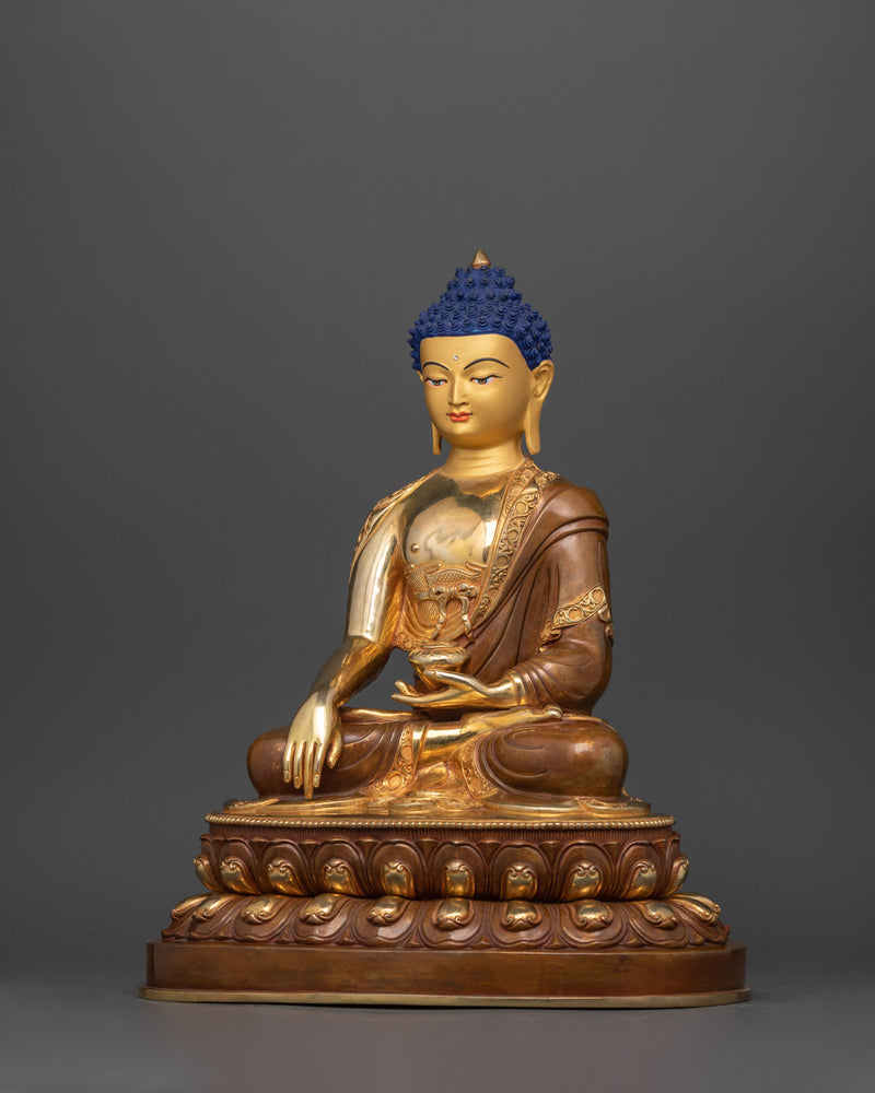 Shakyamuni Buddha Spiritual Copper Statue | Embodiment of Enlightenment