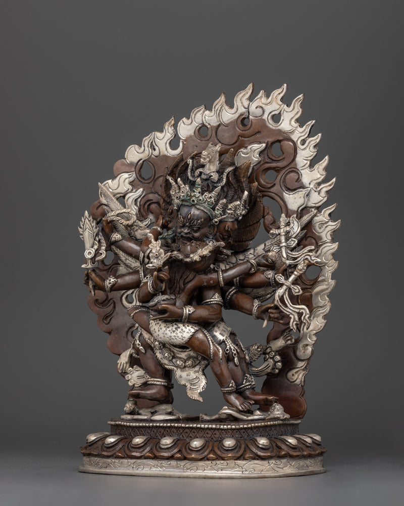 hayagriva-silver-plated-oxidized