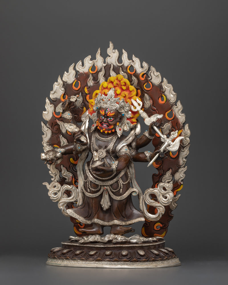 white-mahakala-silver-plated-oxidized-copper