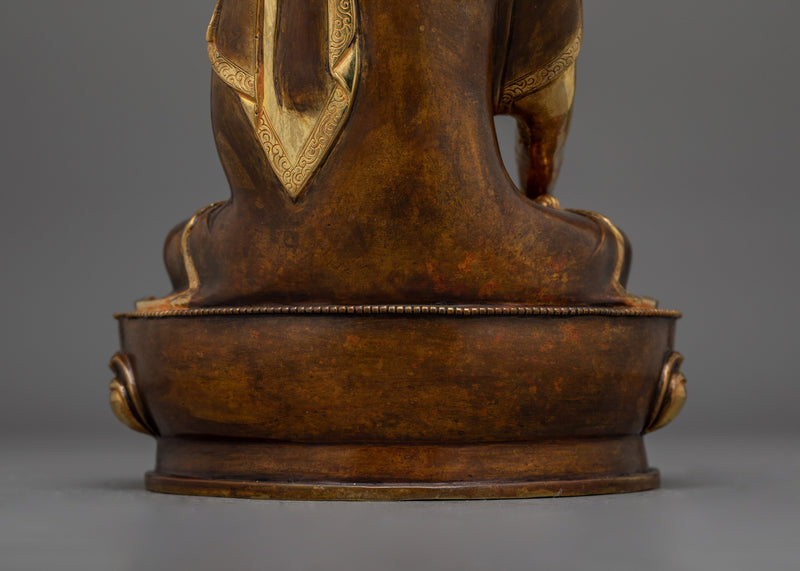 The Enlightened One for Your Sacred Space | Shakyamuni Buddha Copper Statue