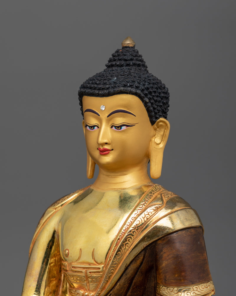 The Enlightened One for Your Sacred Space | Shakyamuni Buddha Copper Statue