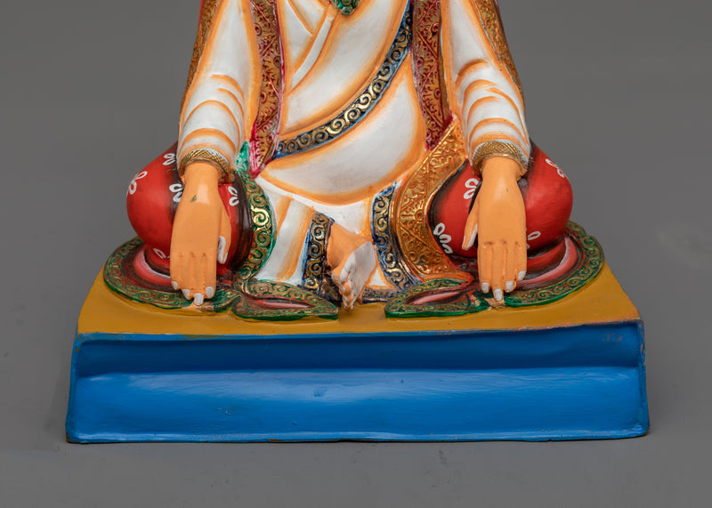 Marpha Buddhist Master Statue| Copper Body with Acrylic Paintings