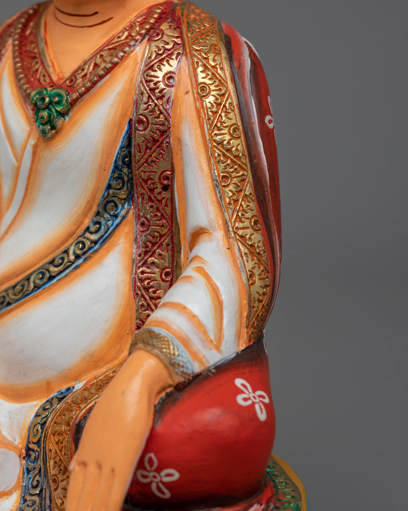 Marpha Buddhist Master Statue| Copper Body with Acrylic Paintings