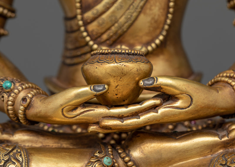 Medicine Buddha, Shakyamuni Buddha, and Amitabha Buddha | Three Buddha Set