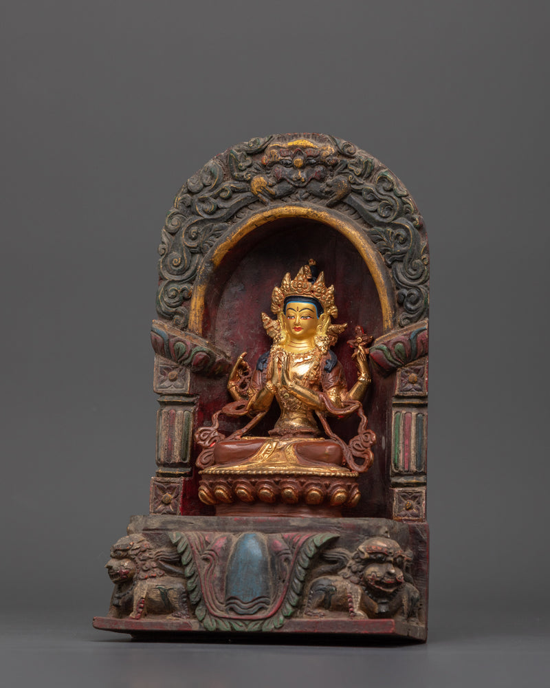 Chenrezig with Throne