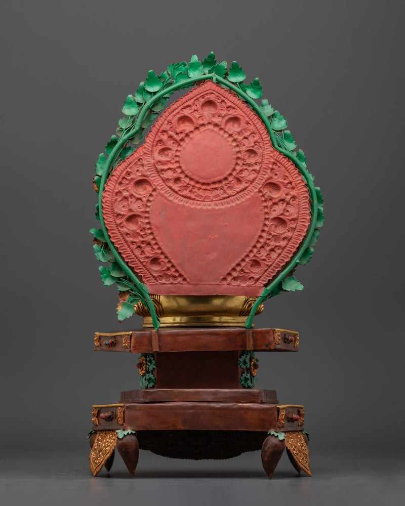 Vajradhara Buddha with Throne | The Primordial Buddha of Infinite Wisdom