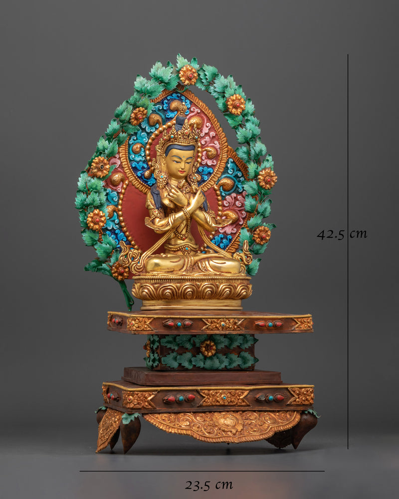 Vajradhara Buddha with Throne