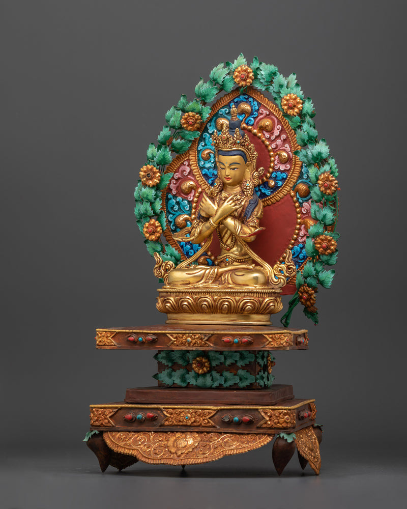 Vajradhara Buddha with Throne