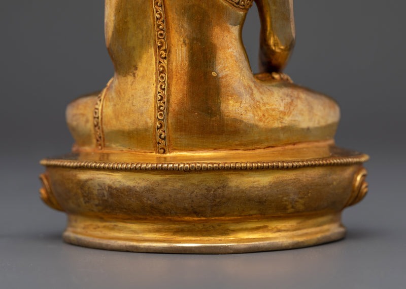 24K gold gilded Shakyamuni | Embodiment of Enlightenment and Serenity