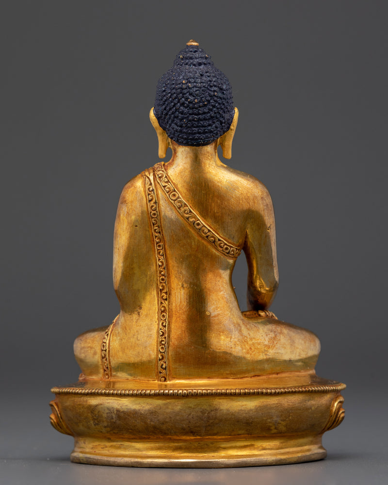 24K gold gilded Shakyamuni 