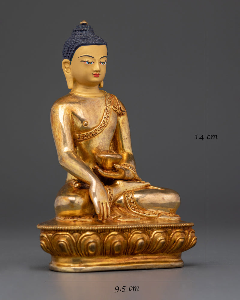 24K gold gilded Shakyamuni 