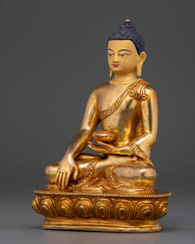 24K gold gilded Shakyamuni 