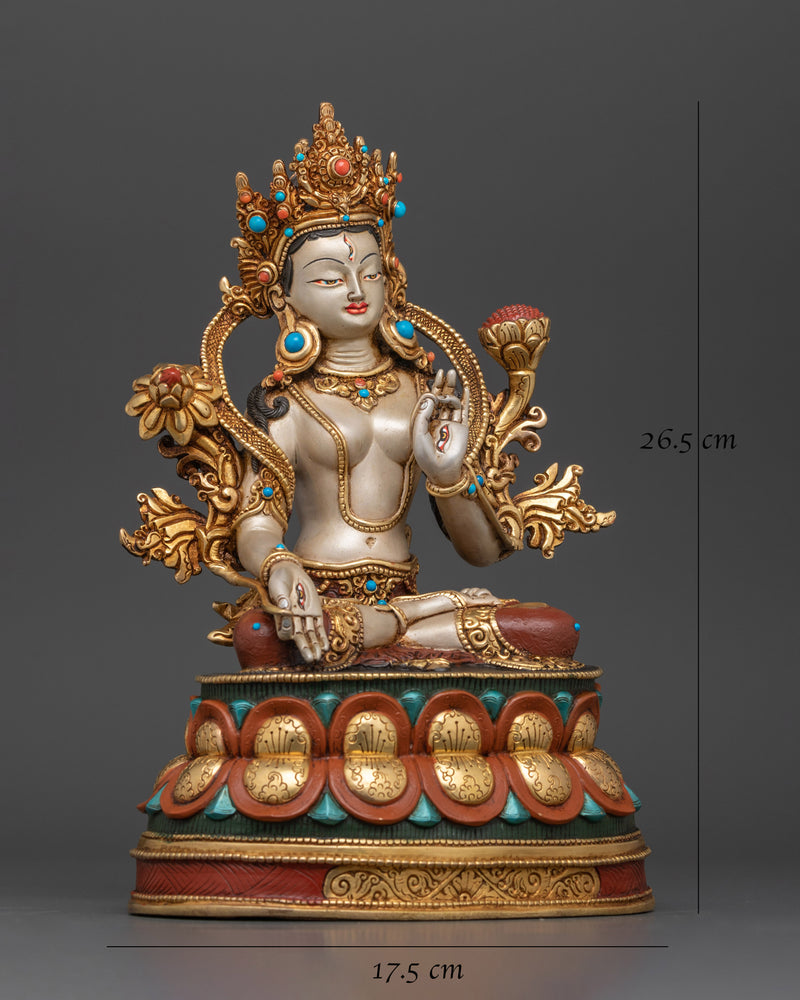 white-tara-buddha-figurine