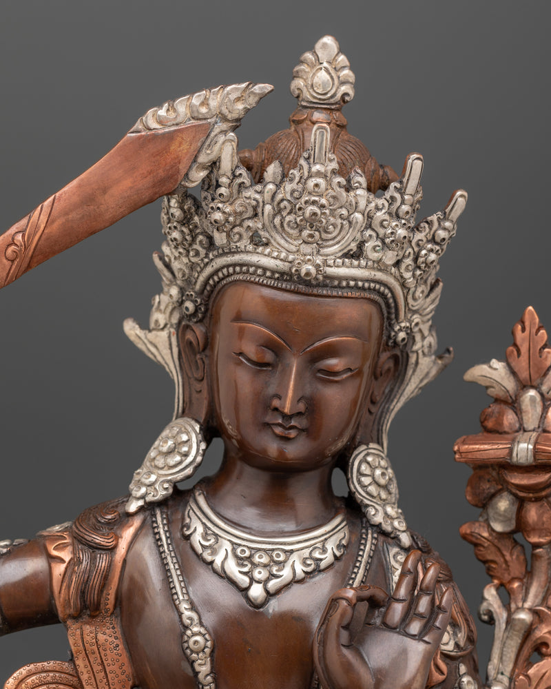 The Bodhisattva of Wisdom and Enlightenment | Manjushri Spiritual Statue