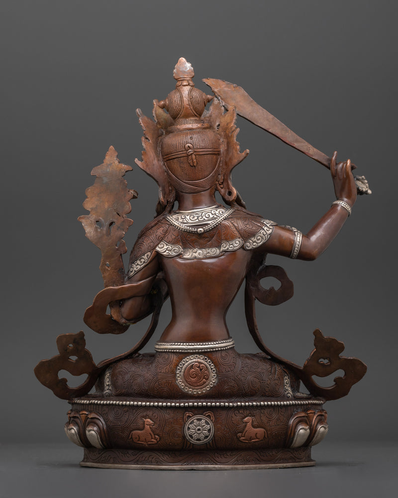 The Bodhisattva of Wisdom and Enlightenment | Manjushri Spiritual Statue