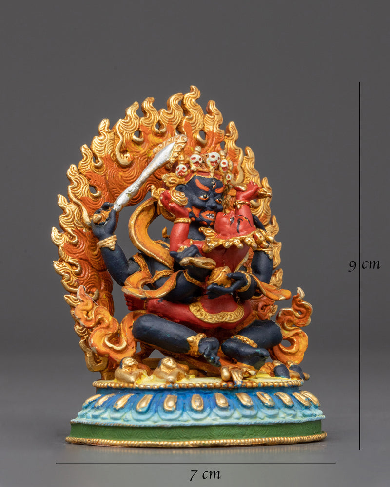 four-armed-mahakala-with-consort-statue