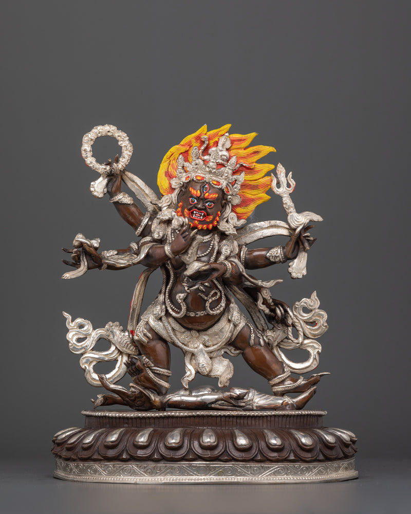 Six-Armed Mahakala Buddha Statue | A Powerful Guardian of Dharma