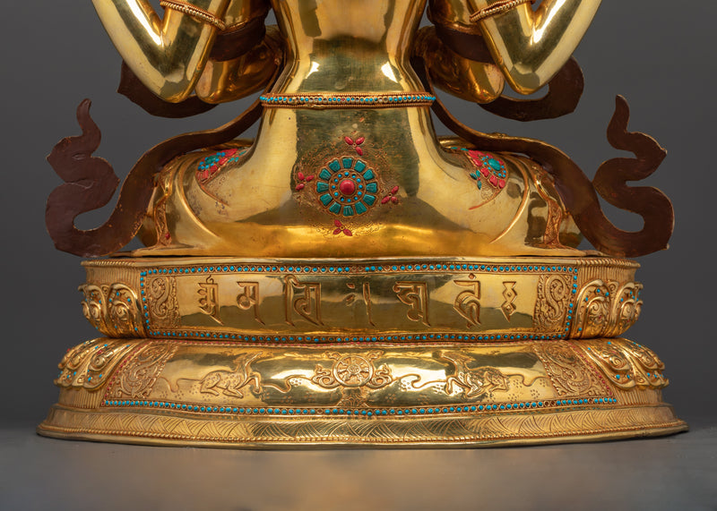 Chenrezig Holder of the Wish-Fulfilling Jewel | Sympathetic Buddha