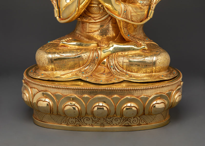 Tsongkhapa Enlightened Master Statue | Founder of Gelu Tibetan Buddhism School