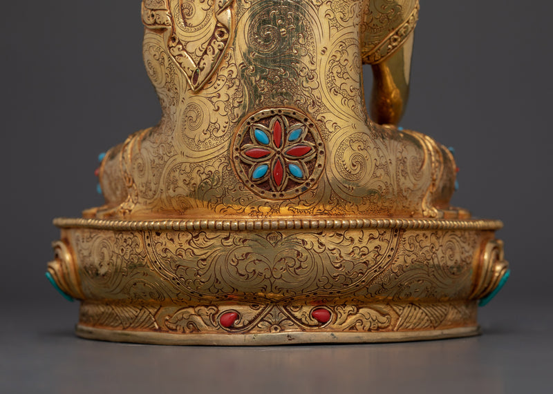 Shakyamuni Buddha The Teacher of Dharma | Tibetan craftsmanship Decor