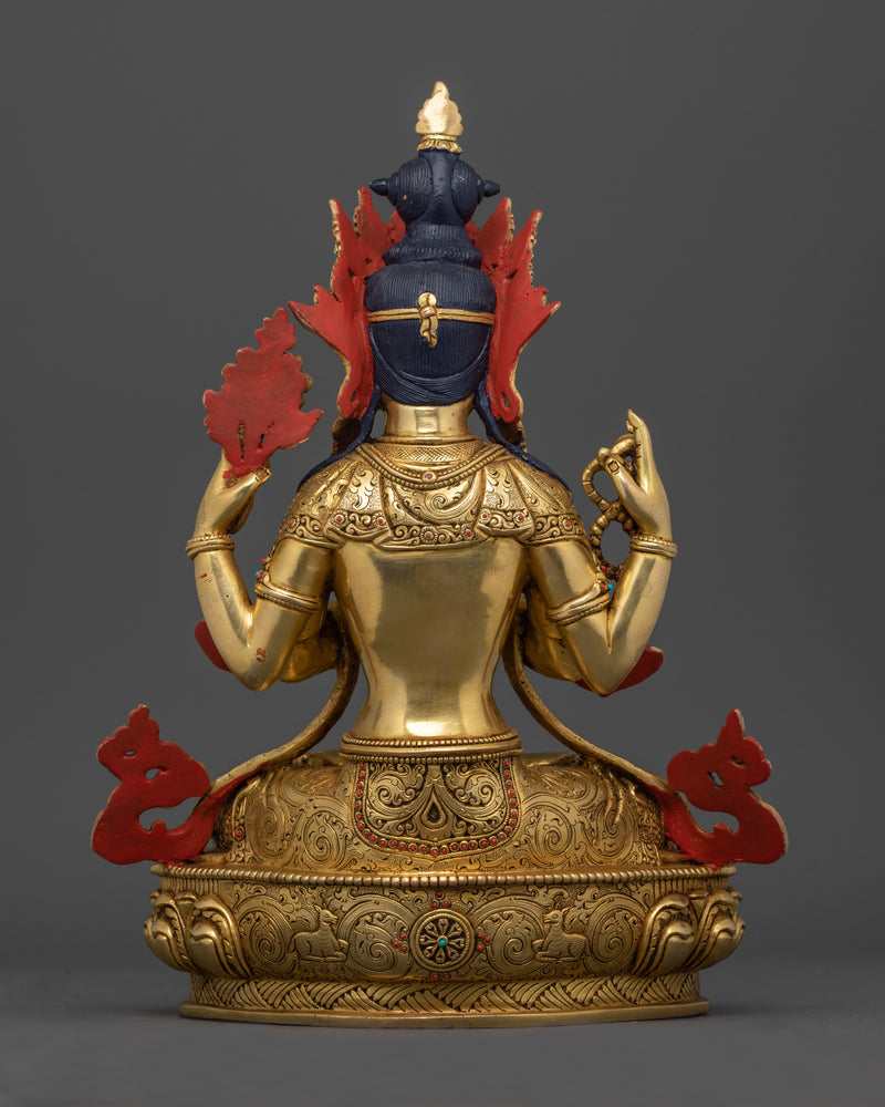 tibetan-chenrezig-sculpture