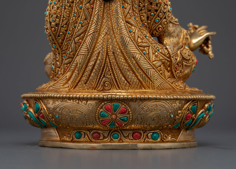 Lotus Buddha Statue of Guru Rinpoche | Sacred Second Buddha