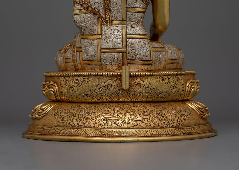 The Shakyamuni Buddha Statue | 15.4-Inch Enlightened Deity for Peaceful Contemplation