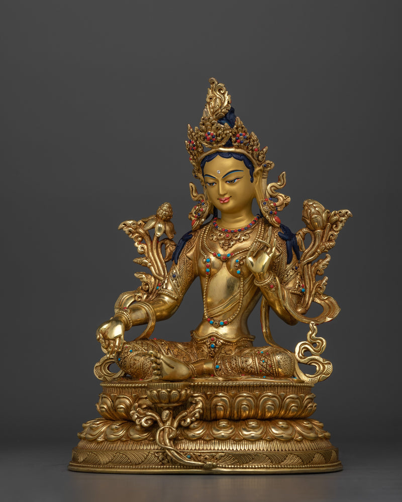 buddhist-green-tara-figurine