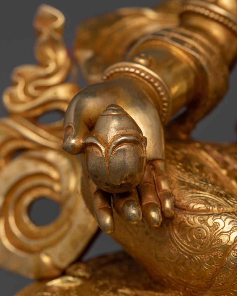 Dzambhala Wealth Buddha | Tibetan Prosperity Deity Statue