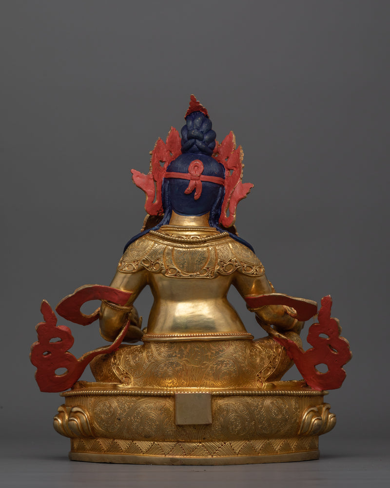 Dzambhala Wealth Buddha | Tibetan Prosperity Deity Statue