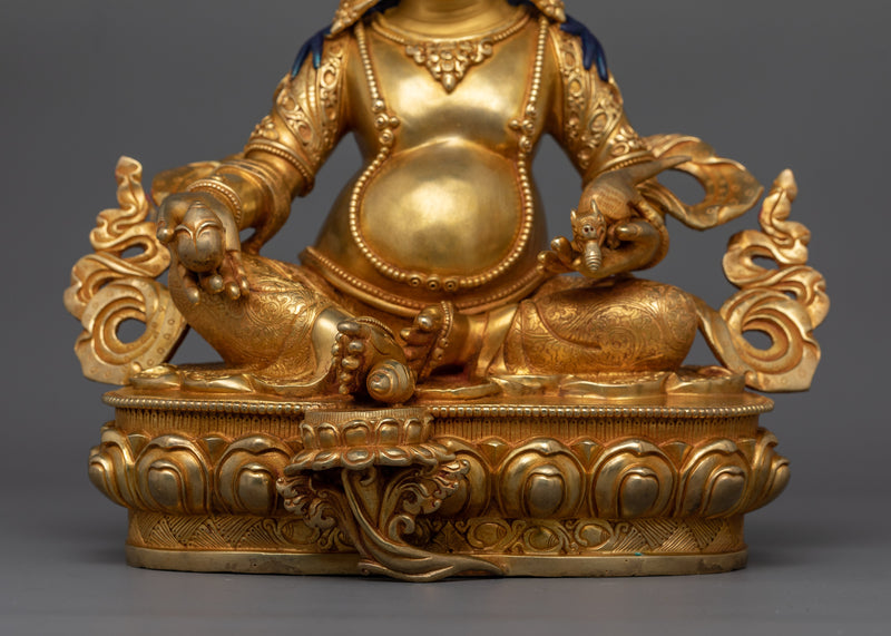 Dzambhala Wealth Buddha | Tibetan Prosperity Deity Statue