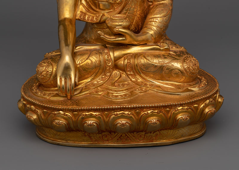 Enlightened Teacher Shakyamuni Buddha Statue | Meditation Altar Statue